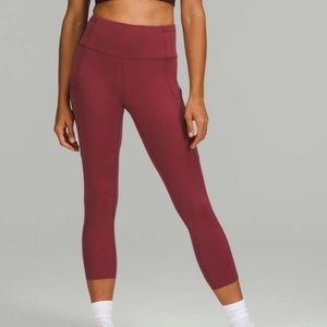 lululemon athletica Burgundy Leggings